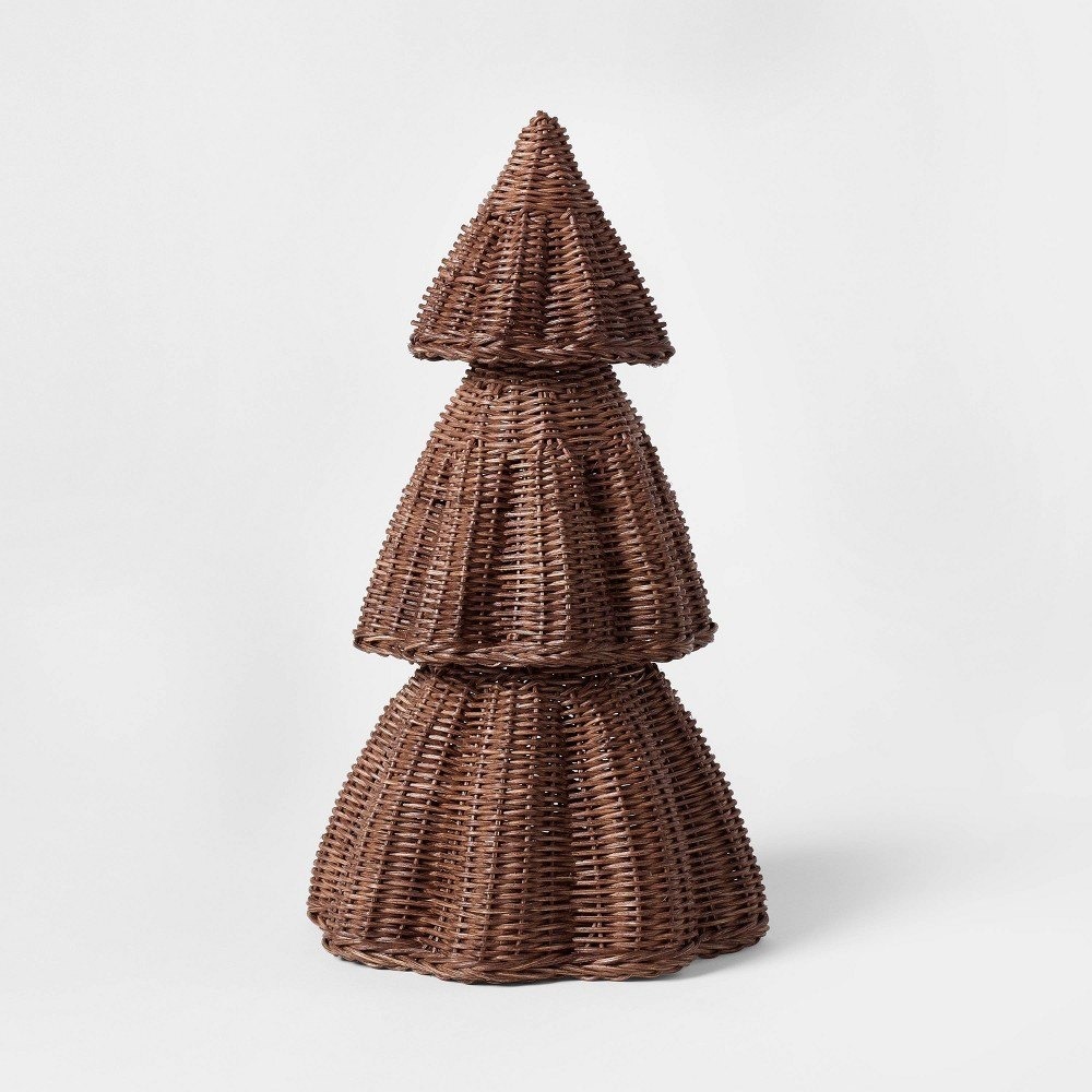 Large Scalloped Rattan Christmas Tree - Threshold Studio McGee, Target